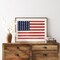 Patriotic Canvas Wall Art Print Vintage 4th of July American Flag Art Poster Independence Day Room Decor for Gallery Living Room Bedroom (UNFRAMED 16 x 24 Inch)